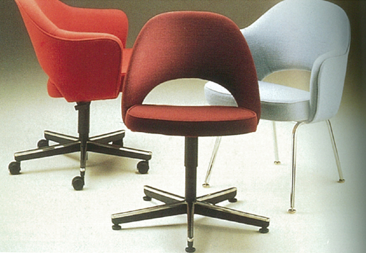 エーロ・サーリネン 72サイドチェア ノル Eero Saarinen 72 Side Chair With Caster Knoll