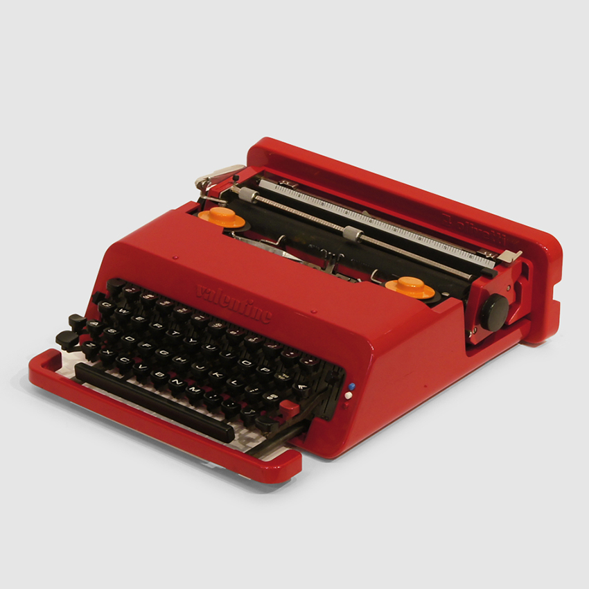 olivetti Typewriter Valentine、オリベッティ社 タイプライター ヴァレンタイン（エットレ・ソットサス デザイン）